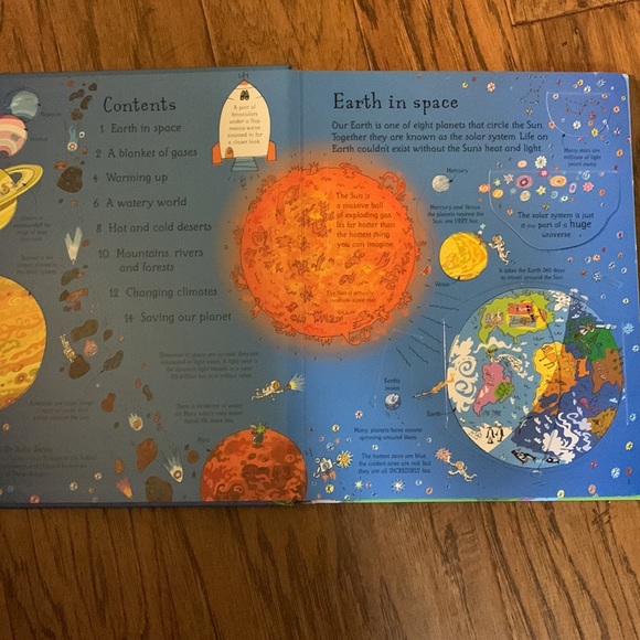 Usborne Flap Book See Inside Planet Earth - Picture 4 of 11